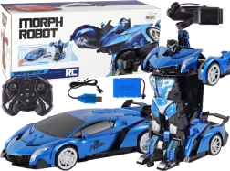 Robotische auto-transformatie R/C 1:10 Blauw gebarenbesturing