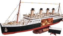 RoboTime 3D houten puzzel – eeuwige overtocht over de Atlantische Oceaan 1912 (model van een oceaanstomer met LED)