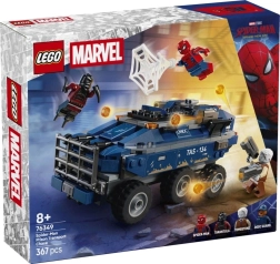 LEGO Marvel Spider-Man achtervolging met gevangenentransportwagen