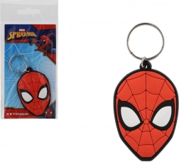 Rubberen sleutelhanger Spiderman – hoofd 7 cm