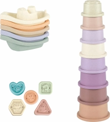 Emmer met badspeeltjes voor kinderen