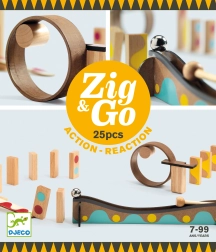 Houten baan Zig Go 25 delen