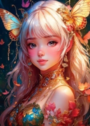 Legpuzzel BLUEBIRD Vlindermeisje 300 stukjes