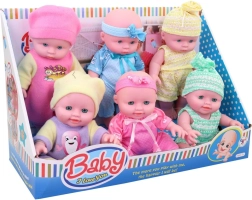 Baby in doos 6 kleuren