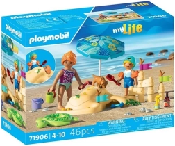 PLAYMOBIL My Life Figuren set Familie op het strand