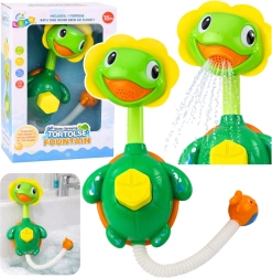 Badfontein schildpadje met visje op zuignappen