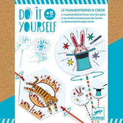 DJeco DIY thaumatrop Circus