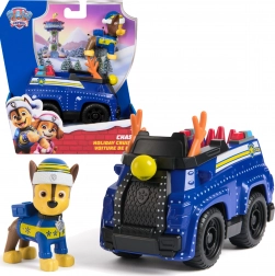 Paw Patrol feestelijke politieauto met figuurtje Chase
