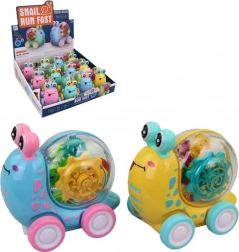 Slak met vliegwiel en licht