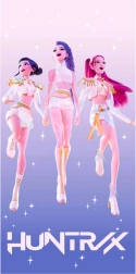 Kinderkatoenen badhanddoek K-Pop Demon Hunters Huntrix 70 × 140 cm