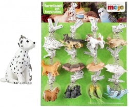 Sleutelhanger dier metaal/kunststof 5-8 cm mix soorten