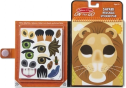 Hergebruikbare stickers safari-dieren