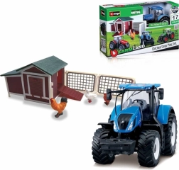 Bburago Farmland Kippenboerderij met tractor