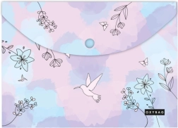 Documentenmap met drukknoop A4 Kolibrie