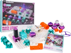 Grote set voor kleine programmeurs voor het leren over elektrische circuits