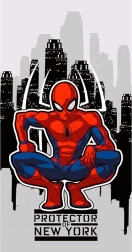 Spiderman-handdoek