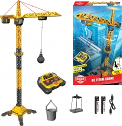 Kinder RC bouwkraan 150 cm met draaibare giek en USB-opladen DICKIE TOYS