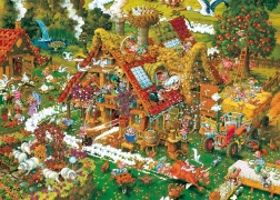 Heye Puzzle Cartoon Classics: Vrolijke Boerderij 1000 stukjes