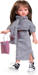 Realistische pop Emily met volledig vinyl lichaam - 33 cm