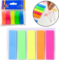 Zelfklevende rechthoekige gekleurde indexlabels 45x12mm