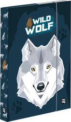 Box voor A5-schriften met wolvenmotief