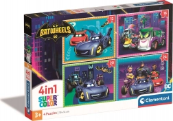 Puzzel Batwheels 4-in-1 (12, 16, 20, 24 stukjes)