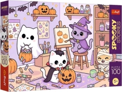 Puzzel 100 stukjes SpookyStories – Mała pracownia magii - 1 stuk