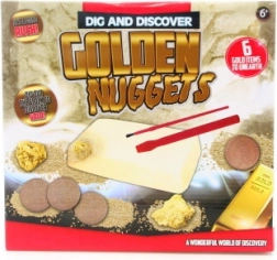 Opgravingsset – gouden nuggetsen munten voor kleine archeologen