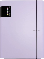 3-kleps laminaatmap met elastiek Pastelini – Paars