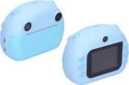 Digitale kindercamera met printer – blauw, 12 Mpx en Full HD‑video