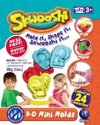 Skwooshi verzamelzakjes met boetseerklei en 3D mini vormpje