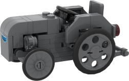 Bouwset BRIXIES Plus MASSEY FERGUSON TEA 20 Mini – historische tractor (69 stukjes)