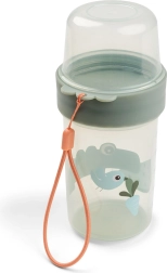 Done by Deer grote snackbox To go 2-way Croco groen