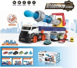 Autotransporter met ballenlanceerder