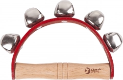 Classic World kindertamboerijn – houten muziekbellen