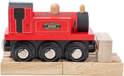 Bigjigs Rail houten locomotief Terrier rood