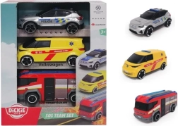 Set reddingsvoertuigen SOS – 3 stuks, Tsjechische versie