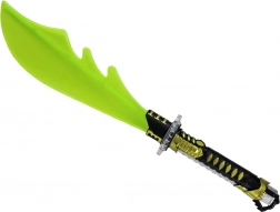 Lichtgevende gele machete voor kinderen op batterijen