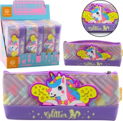 Paarse Eenhoorn Pennenzak 20 x 8,5 cm