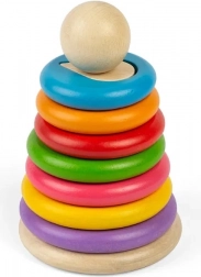 Bigjigs Toys houten stapeltoren met vormen