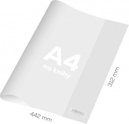 kaft voor A4-schrift van stevig pvc, transparant