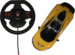 RC auto 1:16 met stuurwielbediening, licht en geluid (27 MHz, 20 km/u)