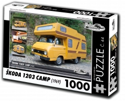 Puzzel RETRO-AUTA ŠKODA 1203 Camp (1969) – 1000 stukjes