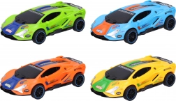 Driftende raceauto met vliegwiel 15,5 cm