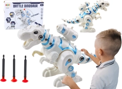 Robotdinosaurus met pijlschieter wit