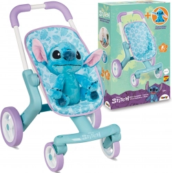 Disney Lilo & Stitch poppenwagen met pluchen STITCH van Smoby