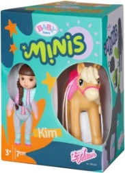 BABY born Minis pop Kim met paardje en worteltje