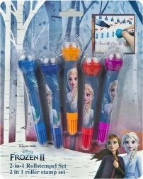Stempelset 2-in-1 Frozen – creatieve viltstiften met rolstempel
