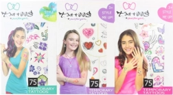 Tijdelijke tatoeages voor meisjes – set van 75 motieven
