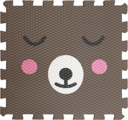 Vloer Minideckfloor Méďa donkerbruin